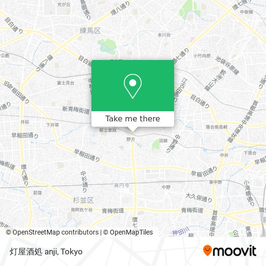 灯屋酒処 anji map
