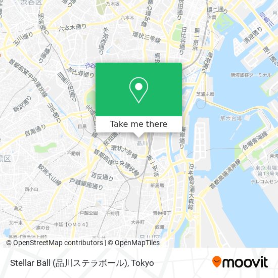 Stellar Ball (品川ステラボール) map