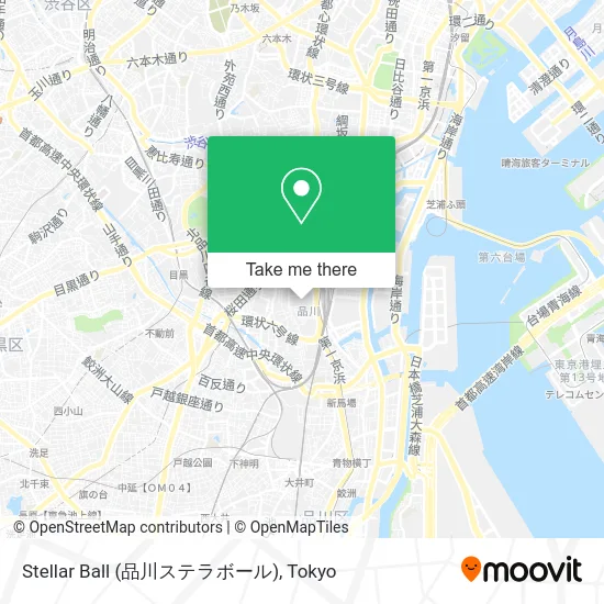 Stellar Ball (品川ステラボール) map