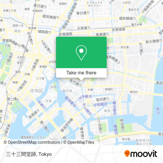 三十三間堂跡 map