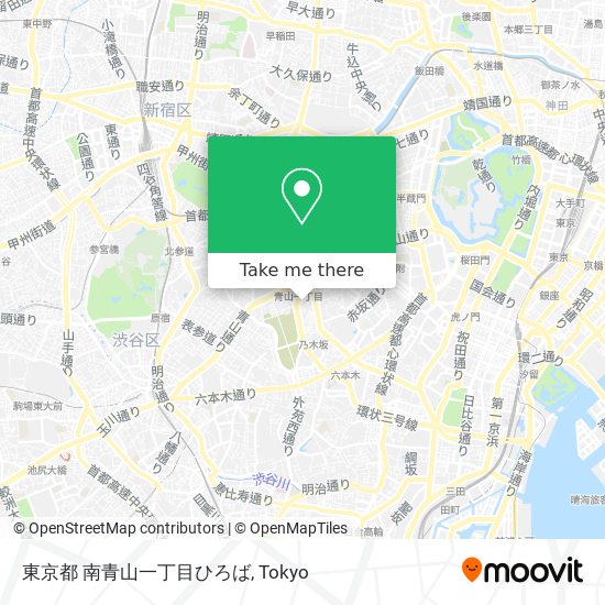 東京都 南青山一丁目ひろば map