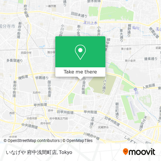 いなげや 府中浅間町店 map