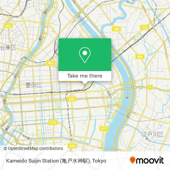 How To Get To Kameido Suijin Station 亀戸水神駅 In 墨田区 By Metro Or Bus Moovit