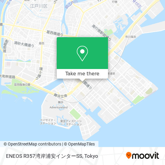 ENEOS R357湾岸浦安インターSS map