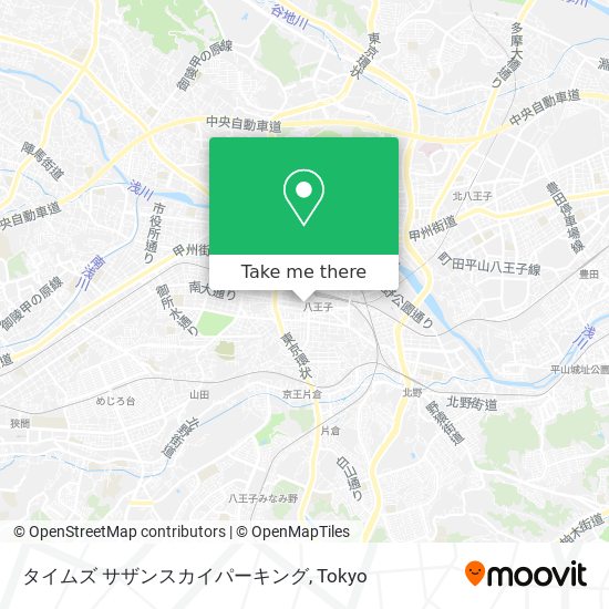 タイムズ サザンスカイパーキング map