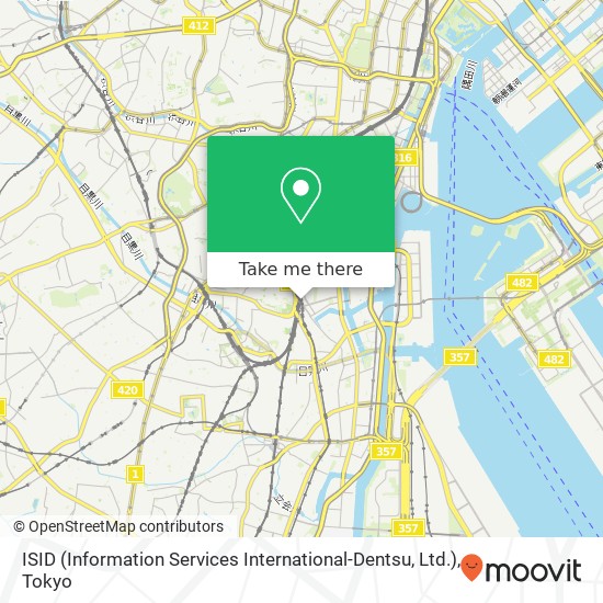 ISID (Information Services International-Dentsu, Ltd.) map