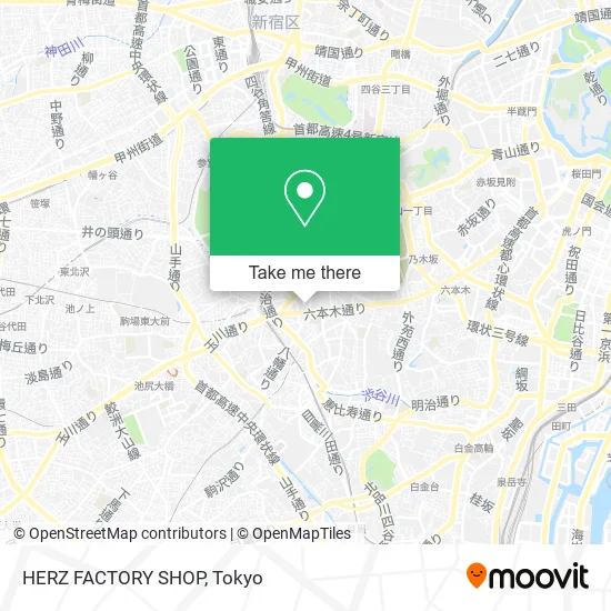 HERZ Factory Shop map