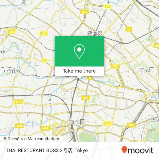 THAI RESTURANT BOSS 2号店 map