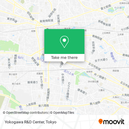 Yokogawa R&D Center map