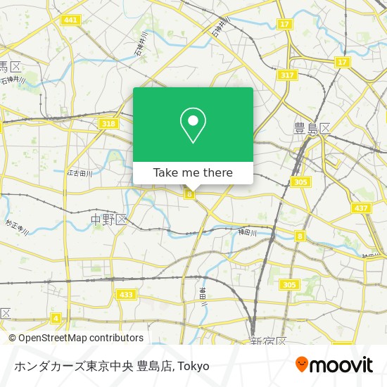 ホンダカーズ東京中央 豊島店 map