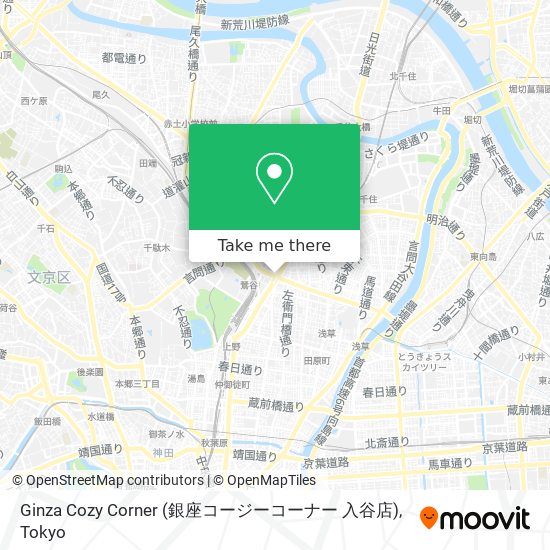 Ginza Cozy Corner (銀座コージーコーナー 入谷店) map