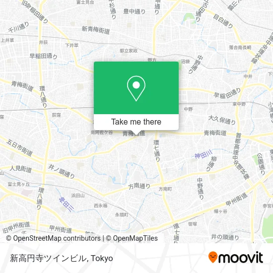 新高円寺ツインビル map