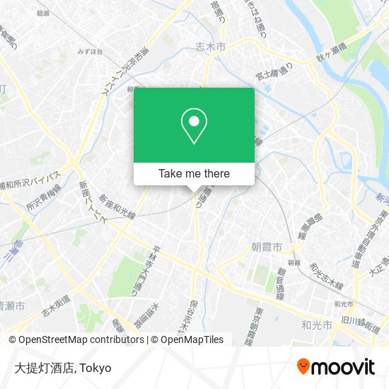 大提灯酒店 map