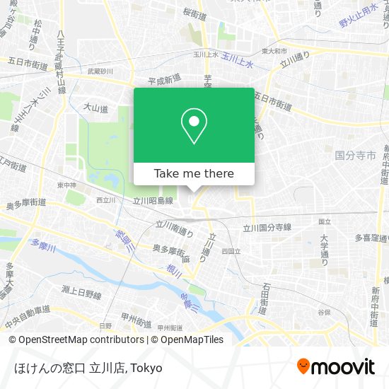 ほけんの窓口 立川店 map