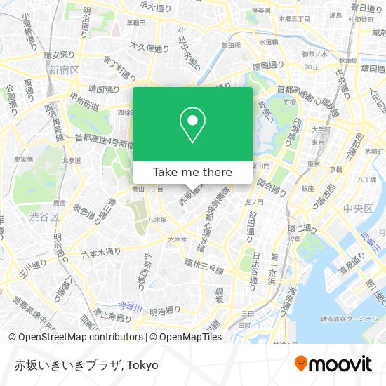 赤坂いきいきプラザ map