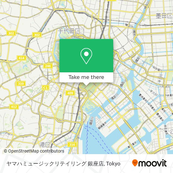 ヤマハミュージックリテイリング 銀座店 map