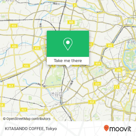 KITASANDO COFFEE map