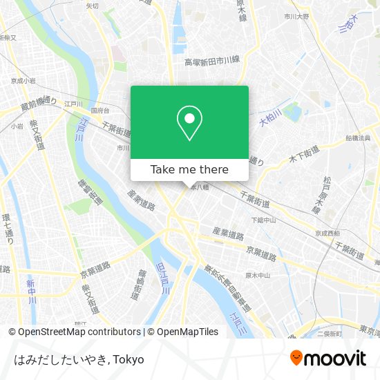 はみだしたいやき map