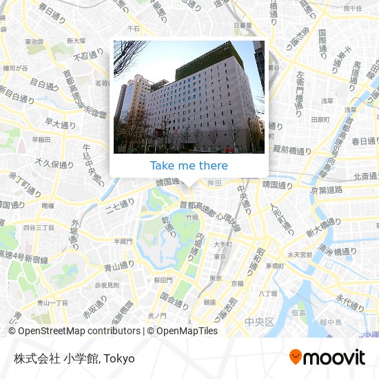 株式会社 小学館 map