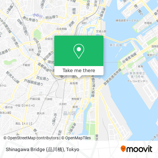 Shinagawa Bridge (品川橋) map
