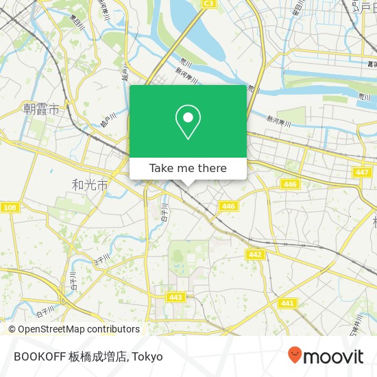 BOOKOFF 板橋成増店 map