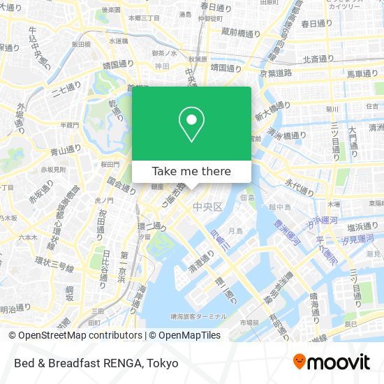 Bed & Breadfast RENGA map