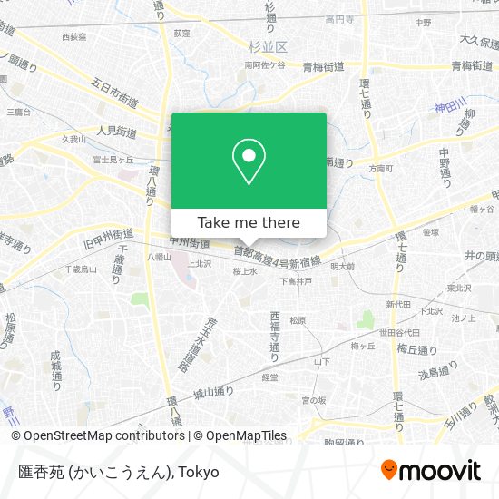 匯香苑 (かいこうえん) map