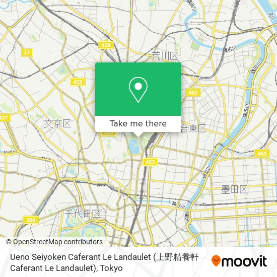 Ueno Seiyoken Caferant Le Landaulet (上野精養軒 Caferant Le Landaulet) map
