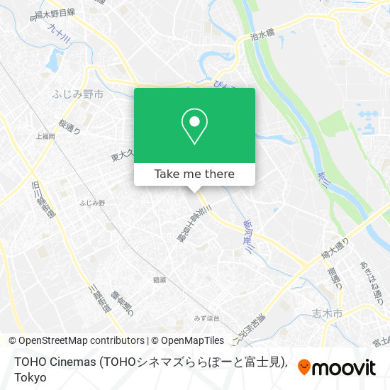 How To Get To Toho Cinemas Tohoシネマズららぽーと富士見 In 富士見市 By Bus Or Metro