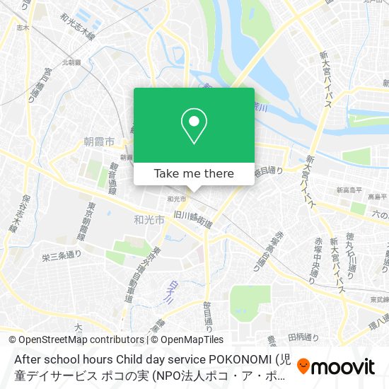 After school hours Child day service POKONOMI (児童デイサービス ポコの実 (NPO法人ポコ・ア・ポコ)) map