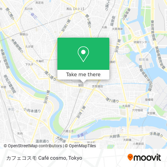 カフェコスモ Café cosmo map