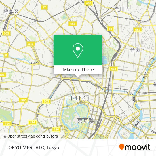 TOKYO MERCATO map