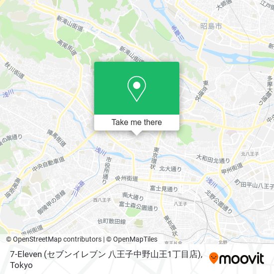 7-Eleven (セブンイレブン 八王子中野山王1丁目店) map