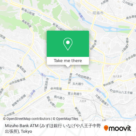 How To Get To Mizuho Bank Atm みずほ銀行 いなげや八王子中野出張所 In 八王子市 By Bus Or Metro Moovit