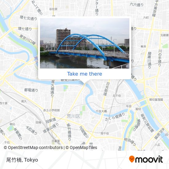 尾竹橋 map
