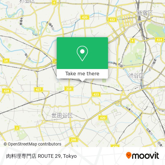肉料理専門店 ROUTE 29 map