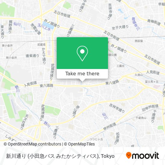 新川通り (小田急バス みたかシティバス) map