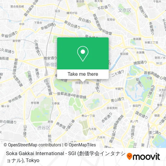 Soka Gakkai International - SGI (創価学会インタナショナル) map