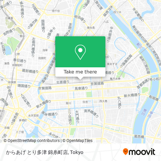 からあげ とり多津 錦糸町店 map
