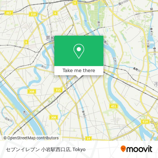 セブンイレブン 小岩駅西口店 map