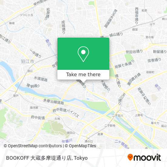 BOOKOFF 大蔵多摩堤通り店 map