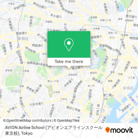 AVION Airline School (アビオンエアラインスクール 東京校) map