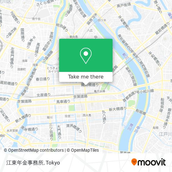 江東年金事務所 map