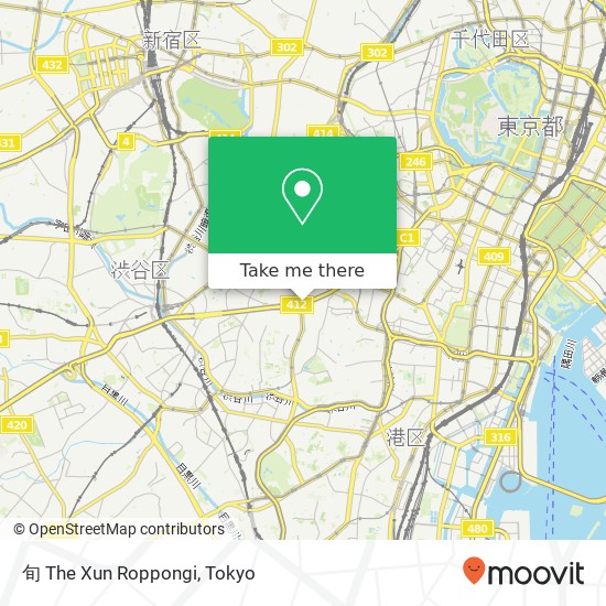 旬 The Xun Roppongi map