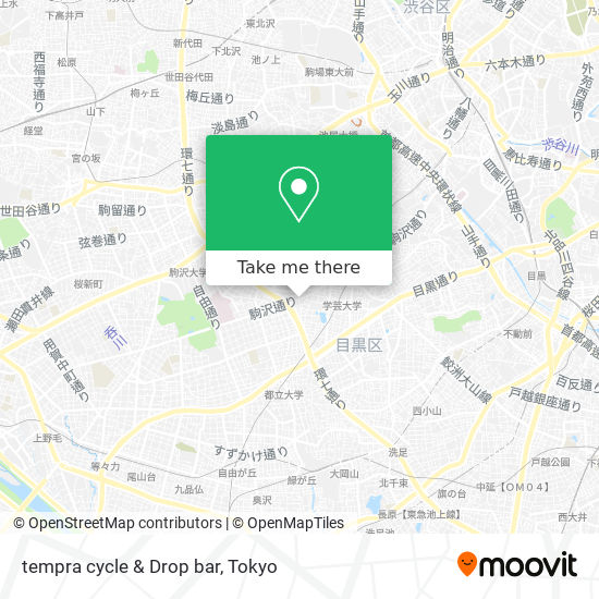 tempra cycle & Drop bar map