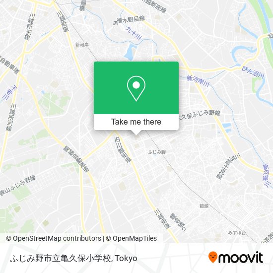 ふじみ野市立亀久保小学校 map