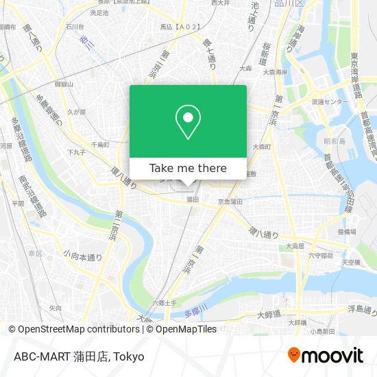 ABC-MART 蒲田店 map