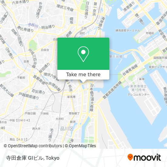 寺田倉庫 GIビル map