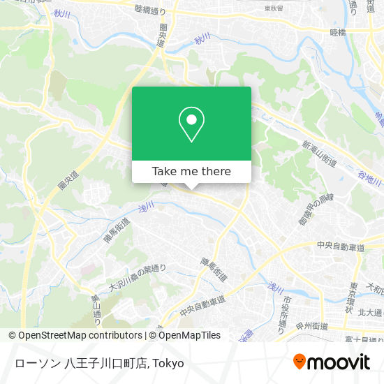ローソン 八王子川口町店 map