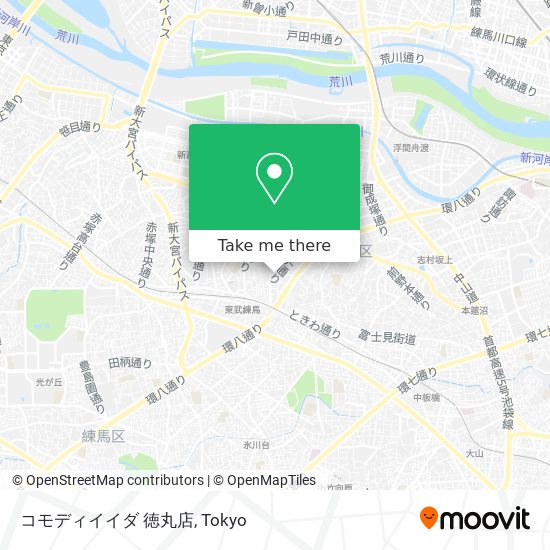 コモディイイダ 徳丸店 map
